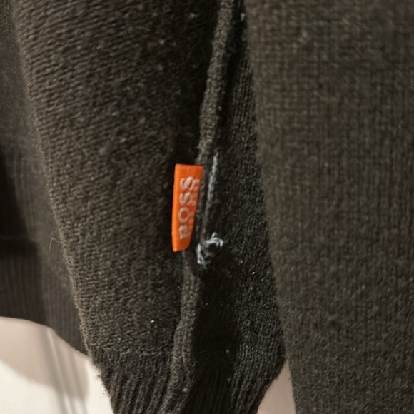 Hugo Boss Mens Half Zip Sweater Size L - Picture 2 of 5